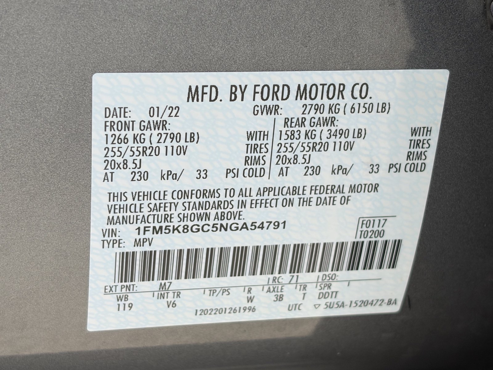Certified 2022 Ford Explorer ST AWD/4WD image 32