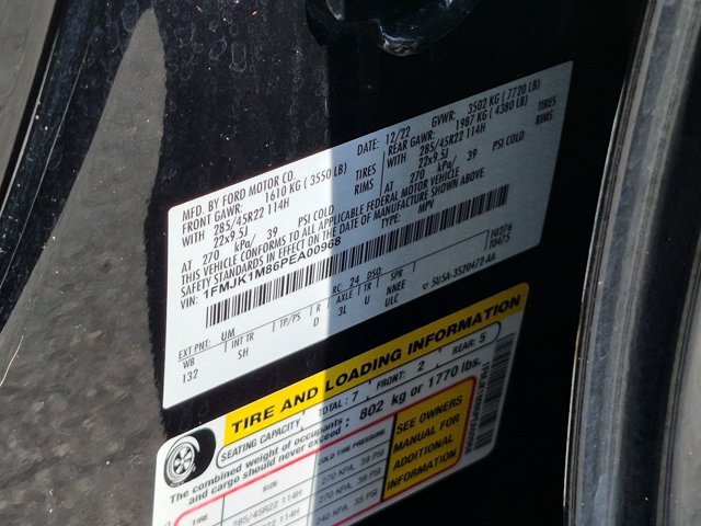 Certified 2023 Ford Expedition Max Platinum AWD/4WD image 23