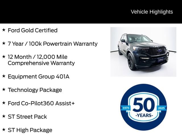 Certified 2023 Ford Explorer ST w/ Equipment Group 401A AWD/4WD image 6