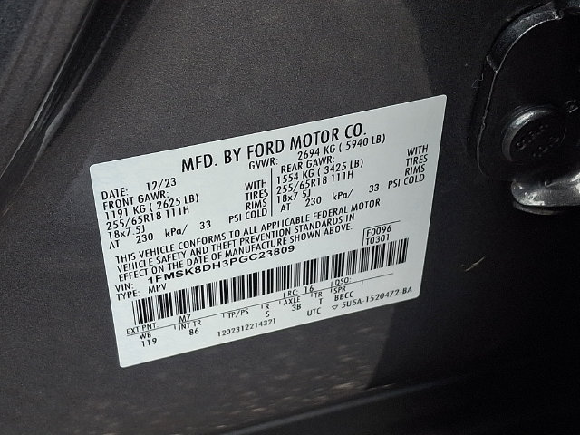 Certified 2023 Ford Explorer XLT AWD/4WD image 27