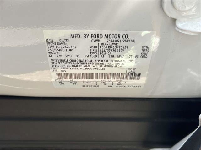 Certified 2022 Ford Explorer XLT w/ Equipment Group 202A image 22