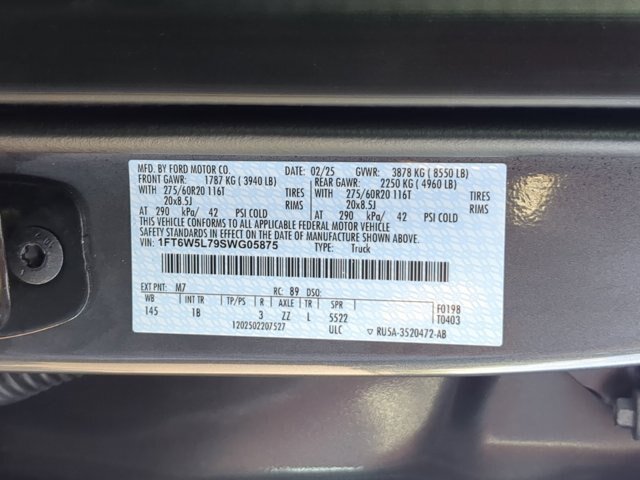 Certified 2025 Ford F150 Lightning Lariat AWD/4WD image 39