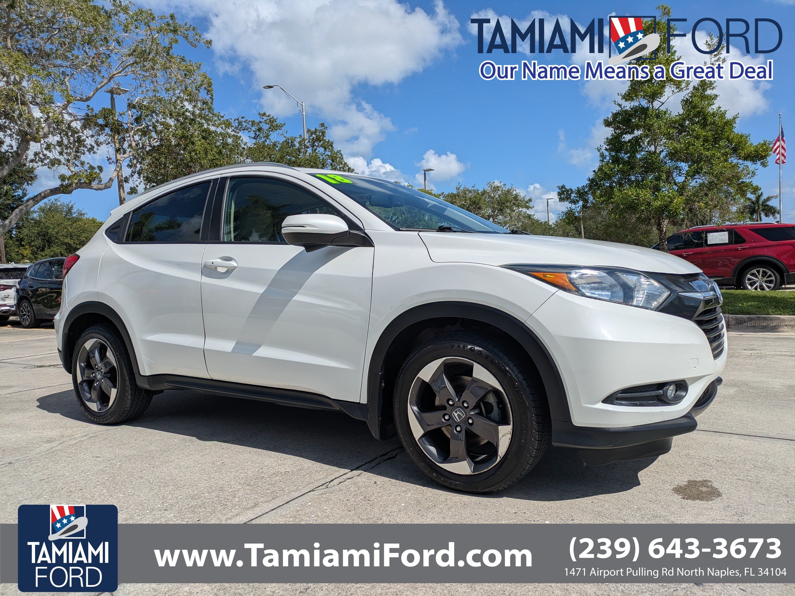 Used 2018 Honda HR-V EX-L image 1