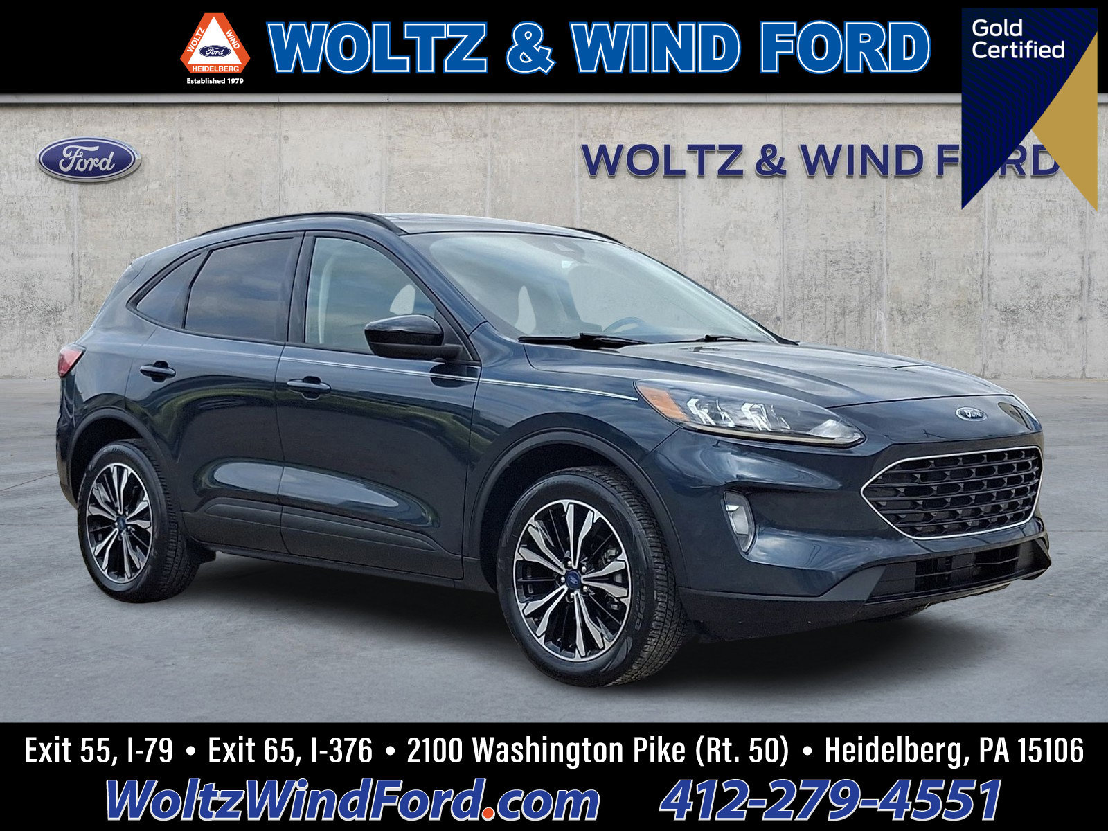 Certified 2022 Ford Escape SEL w/ SEL Stealth AWD Package image 1