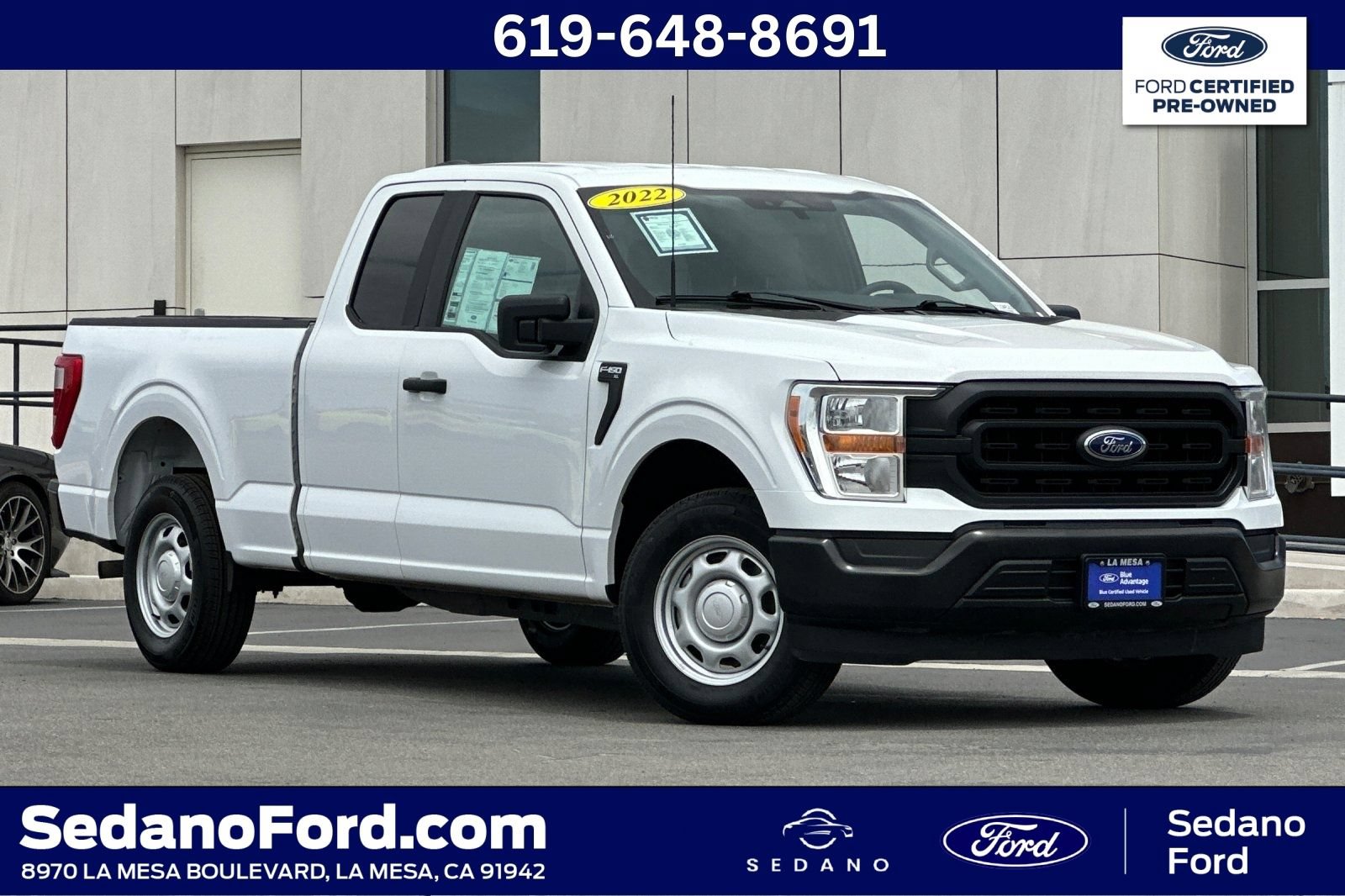 Certified 2022 Ford F150 XL w/ Equipment Group 101A High