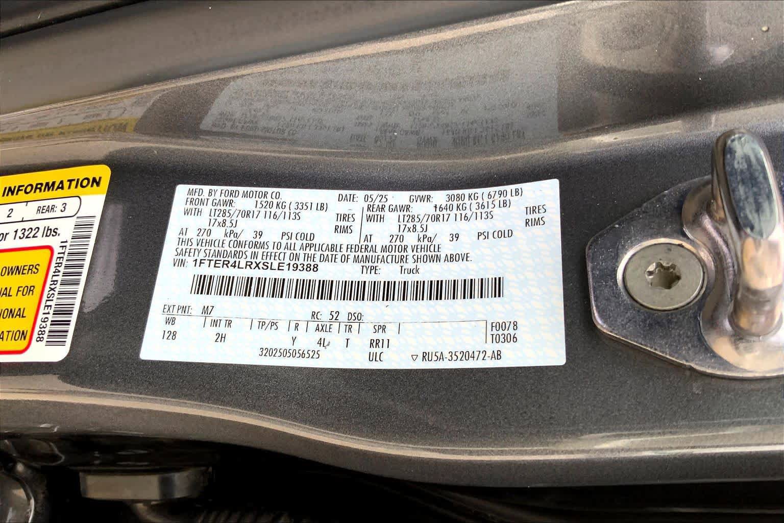 Certified 2025 Ford Ranger Raptor AWD/4WD image 33