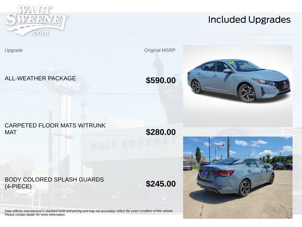 Used 2024 Nissan Sentra SV w/ All-Weather Package FWD image 12