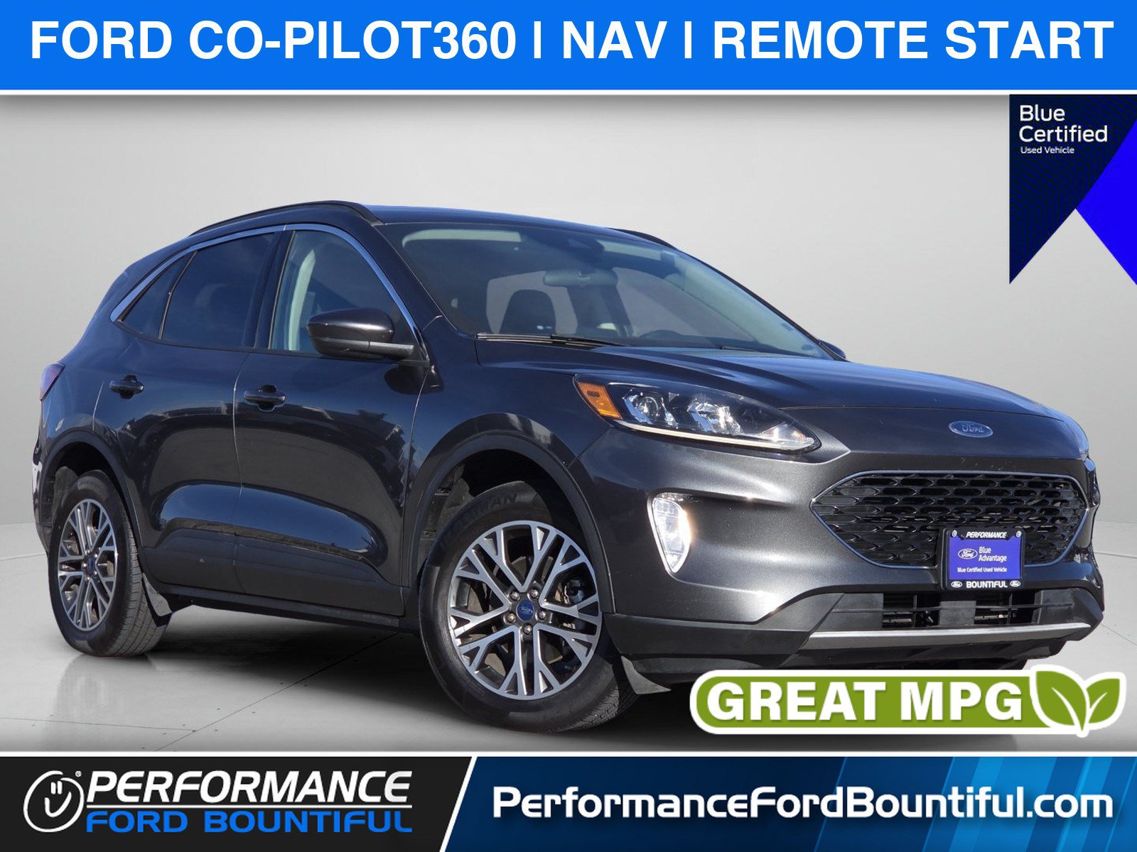 Certified 2020 Ford Escape SEL