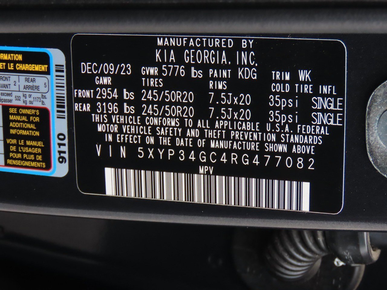 Used 2024 Kia Telluride EX w/ EX Captain's Chair Package image 33