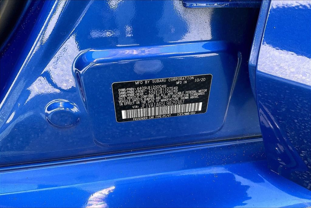 Used 2020 Subaru WRX w/ Popular Package #1 AWD/4WD image 34