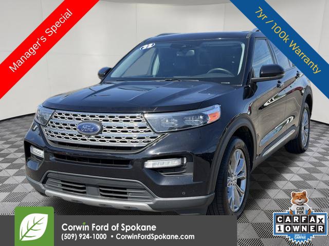 Certified 2022 Ford Explorer Limited w/ Class IV Trailer Tow Package