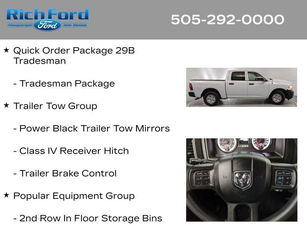 Used 2023 RAM 1500 Tradesman w/ Popular Equipment Group RWD image 40