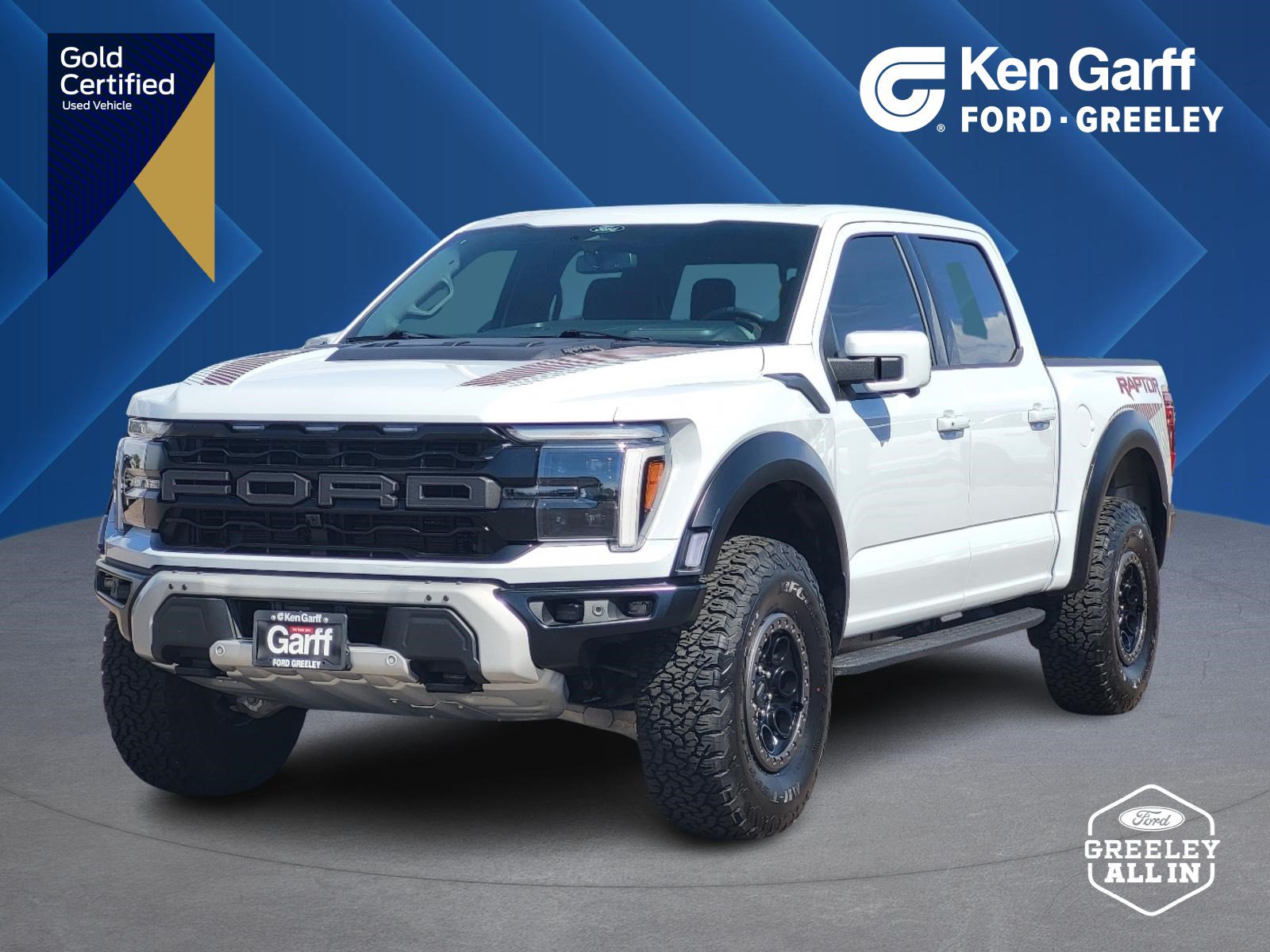 Certified 2025 Ford F150 Raptor