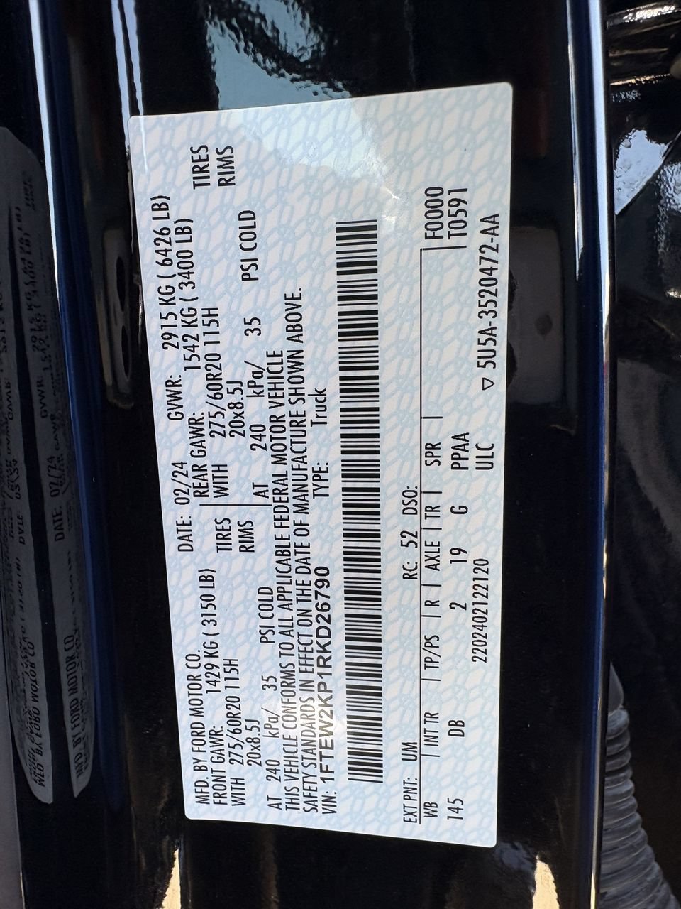 Certified 2024 Ford F150 STX RWD image 31