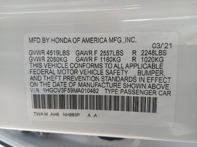 Used 2021 Honda Accord EX-L image 21