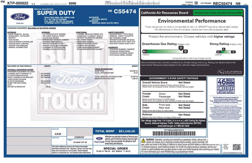 Certified 2024 Ford F250 XL RWD image 33
