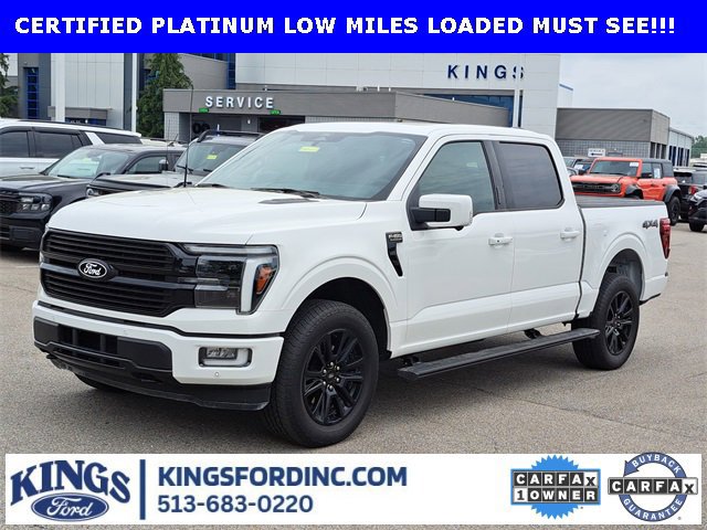 Certified 2024 Ford F150 Platinum w/ Equipment Group 702A High