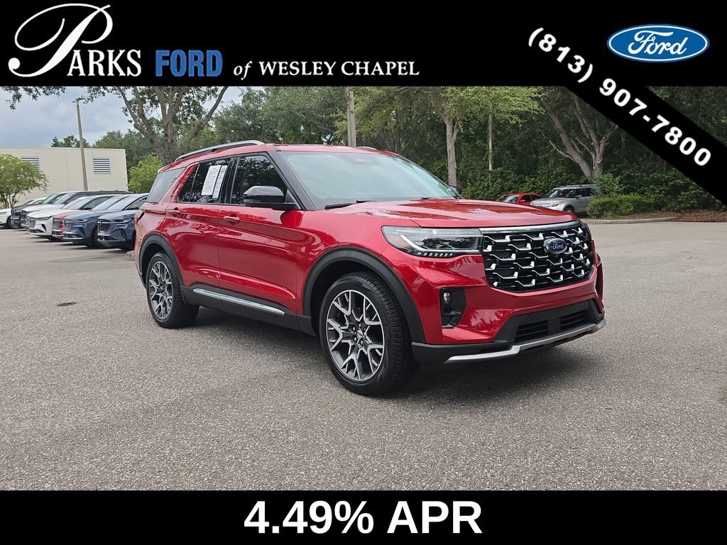 Certified 2025 Ford Explorer Platinum w/ Ultimate Package