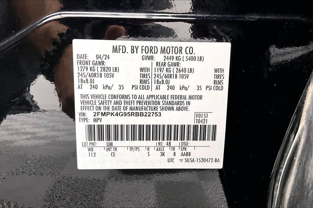 Certified 2024 Ford Edge SE AWD/4WD image 35