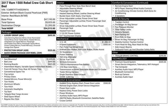 Used 2017 RAM 1500 Rebel w/ Luxury Group image 9