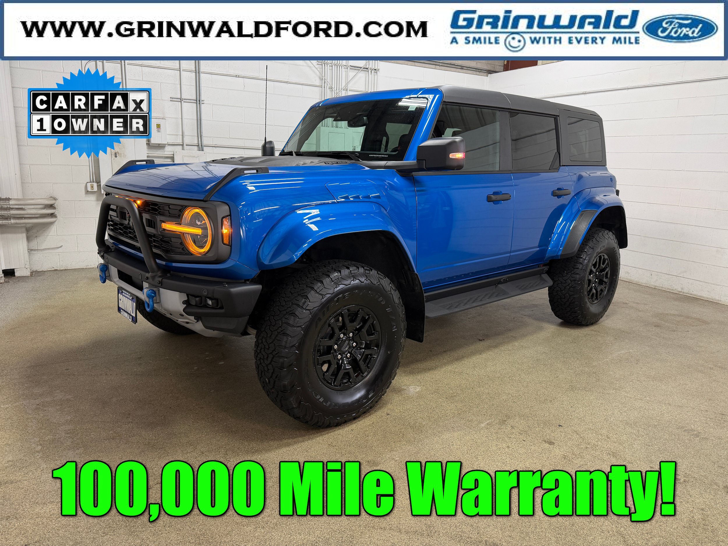 Certified 2024 Ford Bronco Raptor w/ Interior Carbon Fiber Pack 6