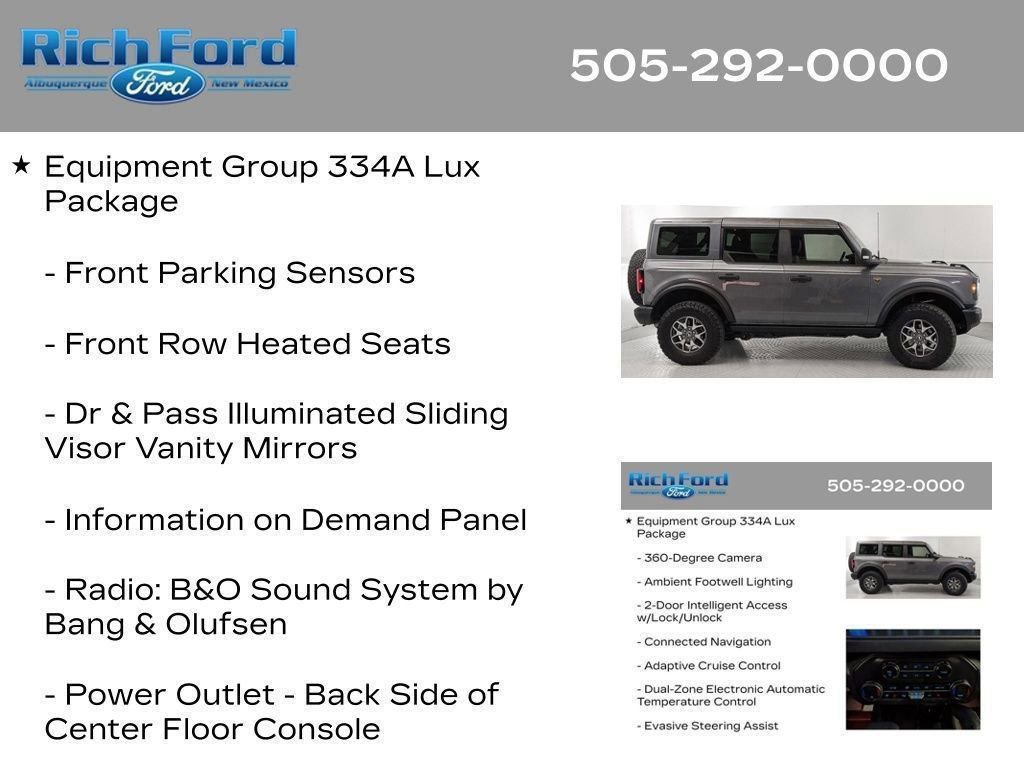 Certified 2025 Ford Bronco Badlands AWD/4WD image 49