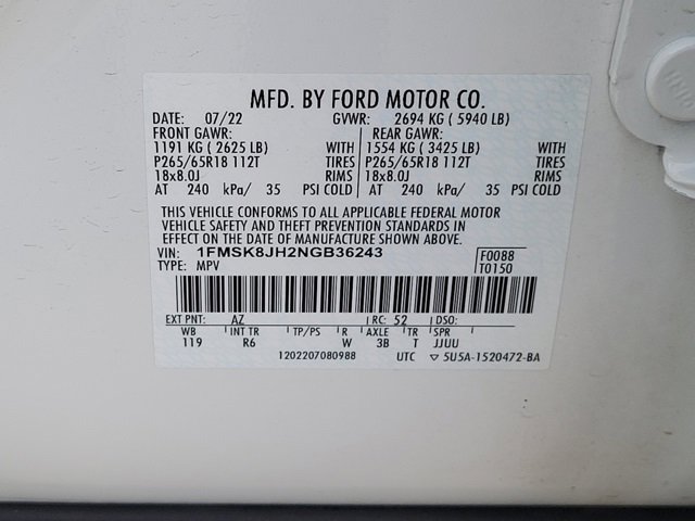 Certified 2022 Ford Explorer Timberline image 19