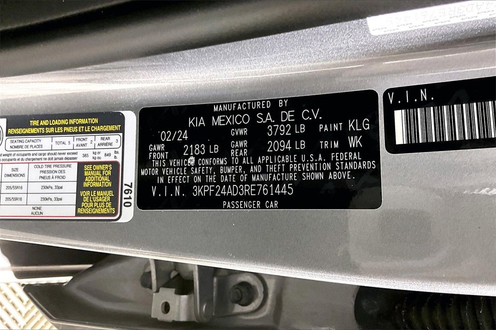 Used 2024 Kia Forte LXS image 26