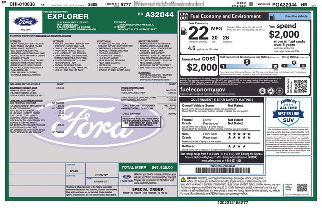 Certified 2023 Ford Explorer XLT w/ Equipment Group 202A AWD/4WD image 4