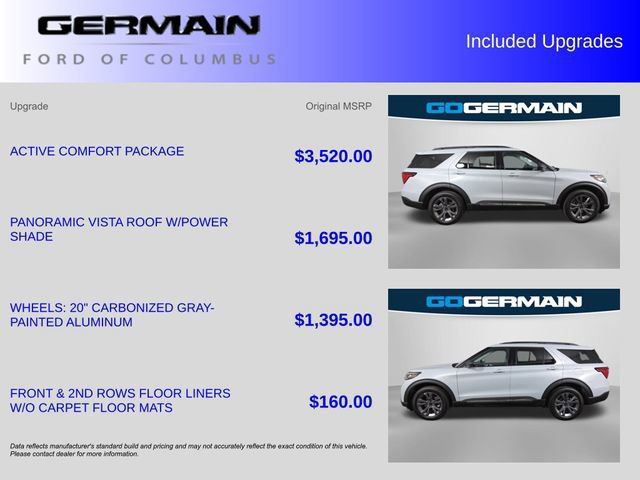 Certified 2025 Ford Explorer Active w/ Active Comfort Package image 35