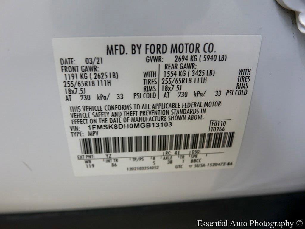 Certified 2021 Ford Explorer XLT image 29
