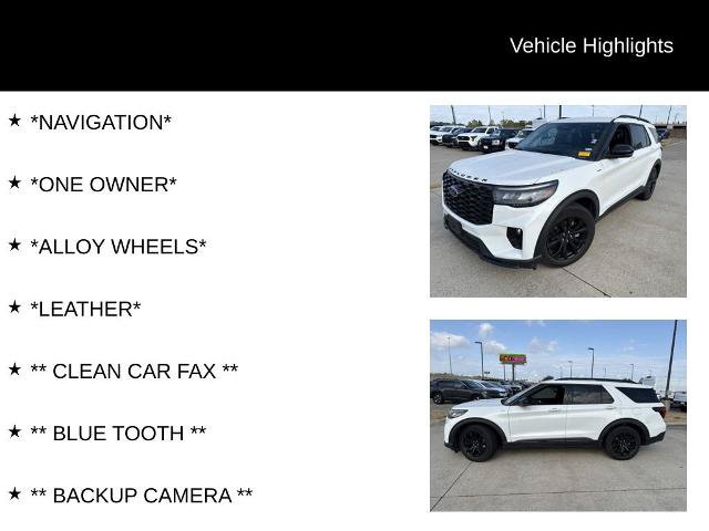 Certified 2025 Ford Explorer ST-Line w/ Premium Package RWD image 4