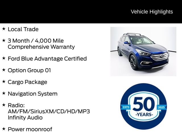 Used 2017 Hyundai Santa Fe Sport w/ Cargo Package AWD/4WD image 6