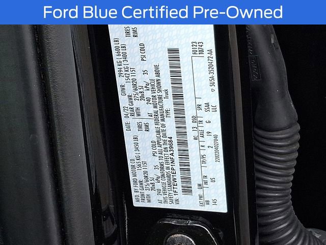Certified 2022 Ford F150 XLT w/ Equipment Group 302A High image 33