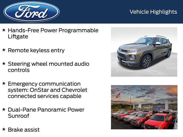 Used 2021 Chevrolet TrailBlazer ACTIV w/ Sun and Liftgate Package image 13