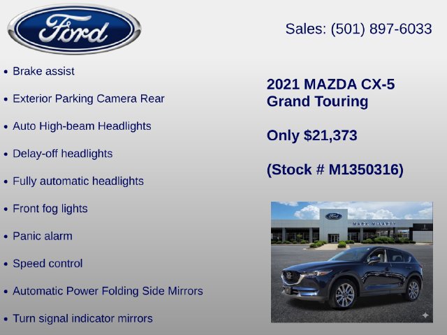 Used 2021 MAZDA CX-5 Grand Touring w/ GT Premium Package FWD image 30