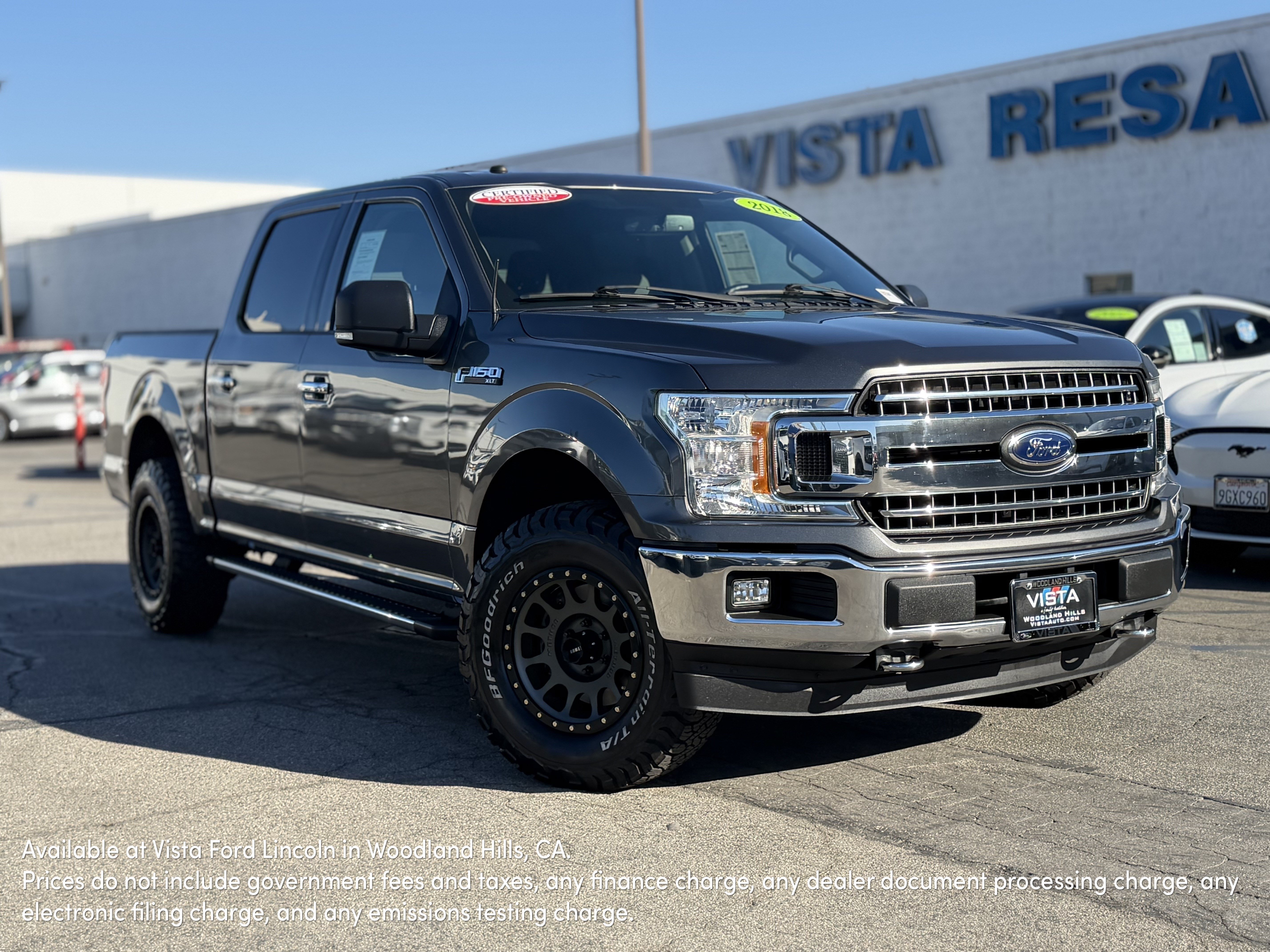 Certified 2018 Ford F150 XLT w/ Equipment Group 301A Mid