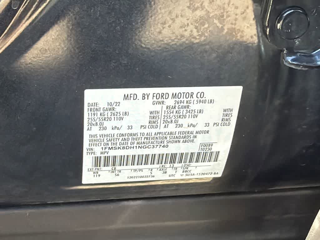 Certified 2022 Ford Explorer XLT w/ Equipment Group 202A AWD/4WD image 33
