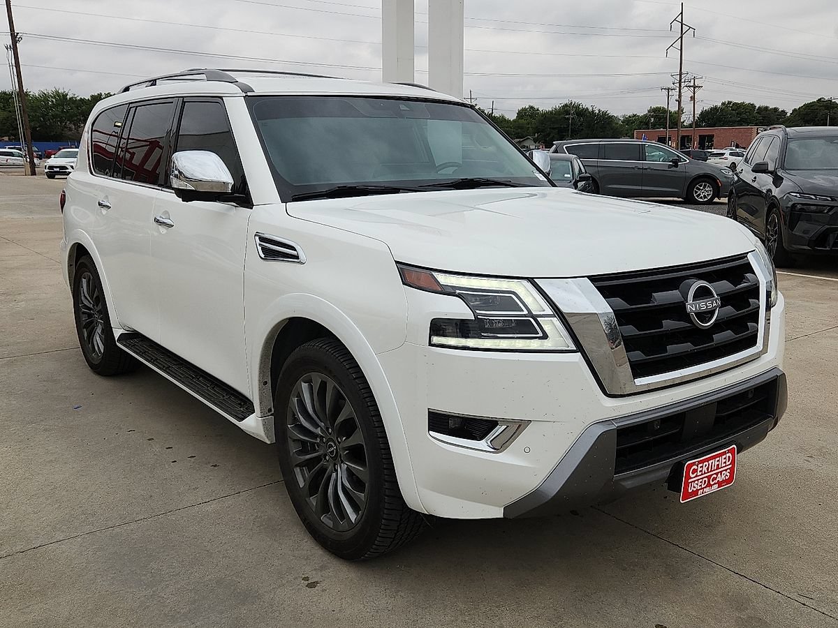 Used 2023 Nissan Armada Platinum w/ Captain's Chairs Package RWD image 4