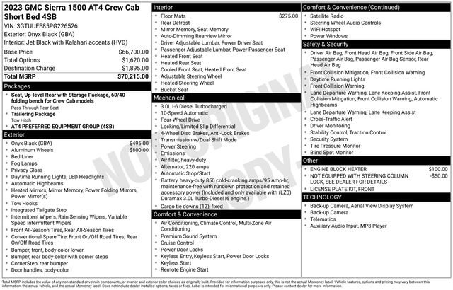 Used 2023 GMC Sierra 1500 AT4 image 32