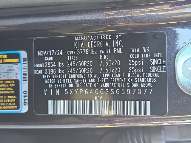 Used 2025 Kia Telluride S FWD image 36