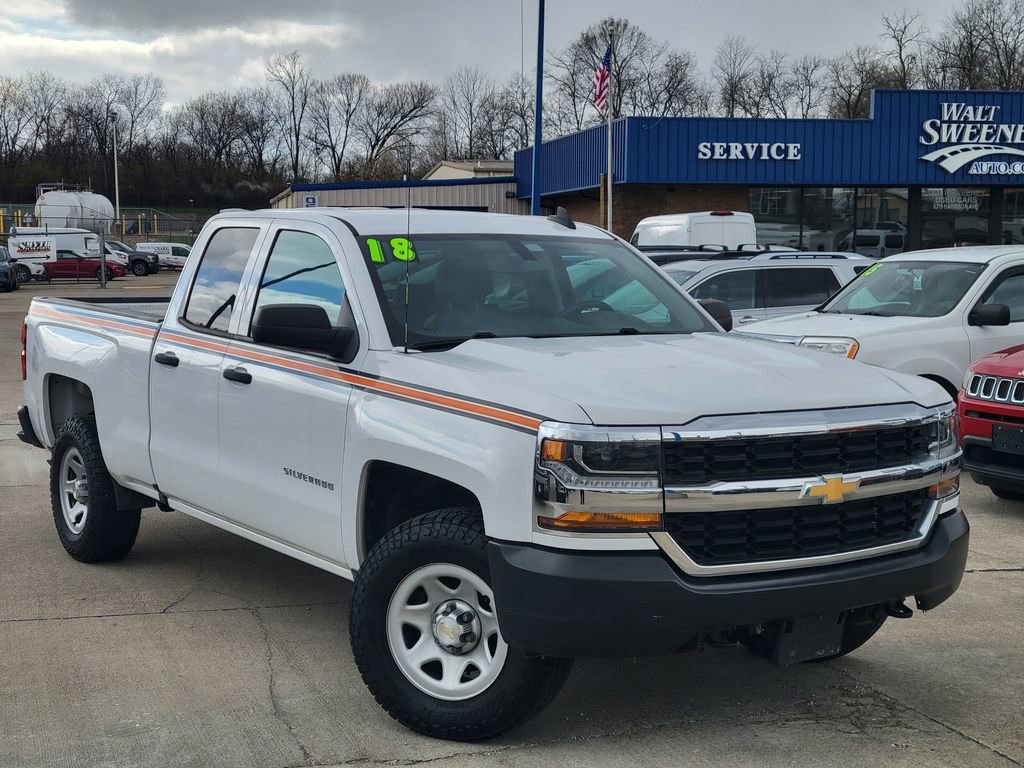 Used 2018 Chevrolet Silverado 1500 W/T w/ Trailering Package AWD/4WD image 29
