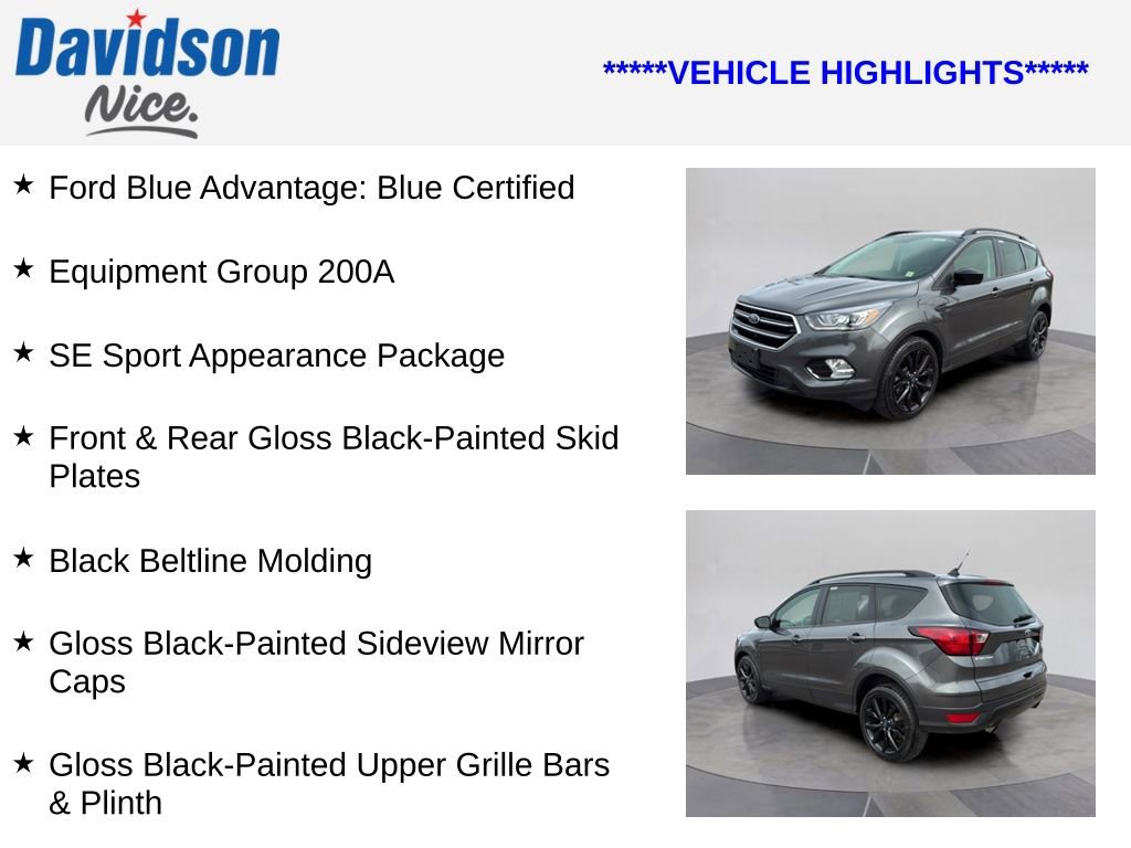 Certified 2019 Ford Escape SE AWD/4WD image 4