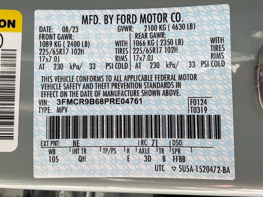 Certified 2023 Ford Bronco Sport Big Bend w/ Convenience Package image 69