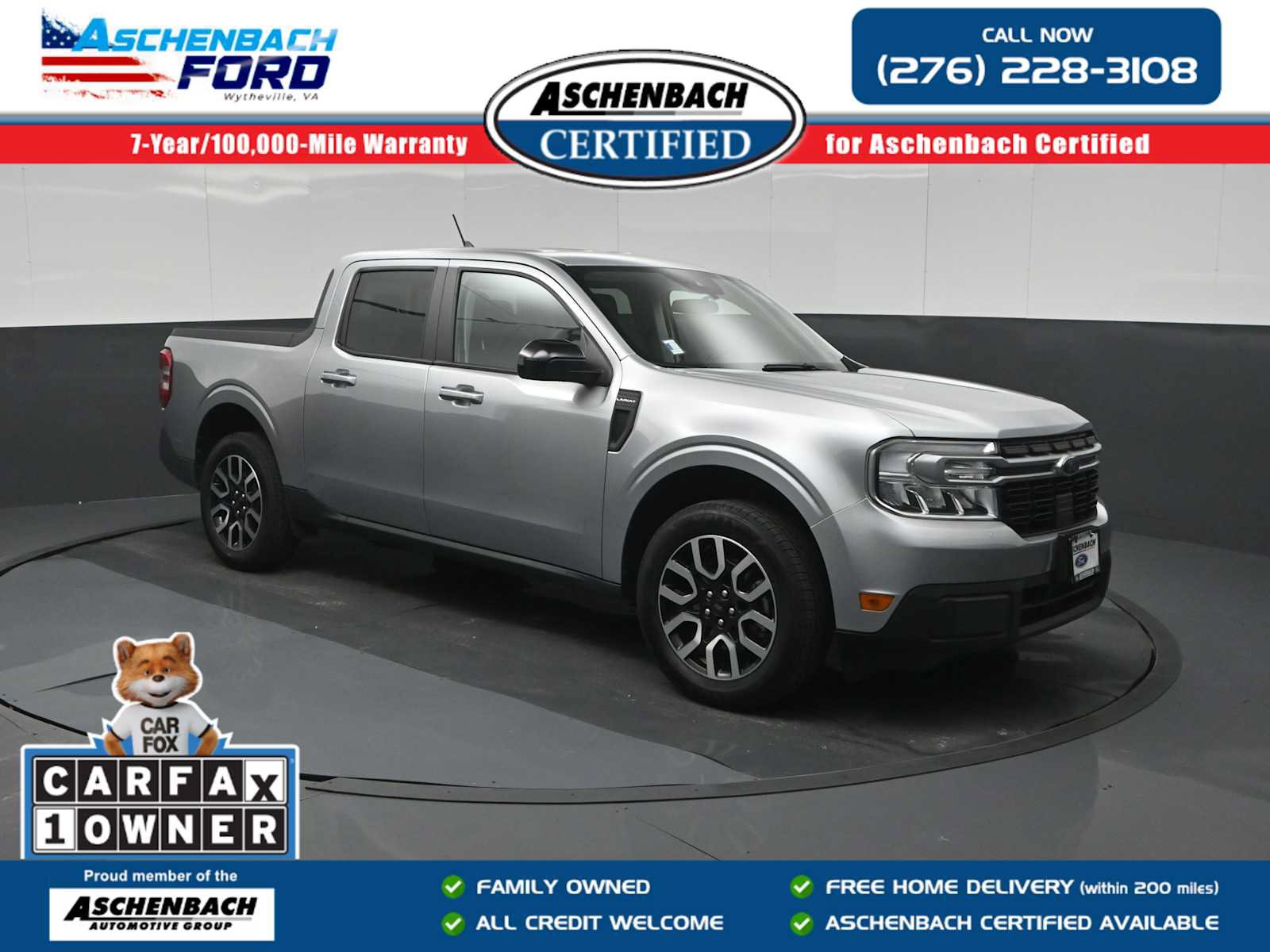 Certified 2024 Ford Maverick Lariat