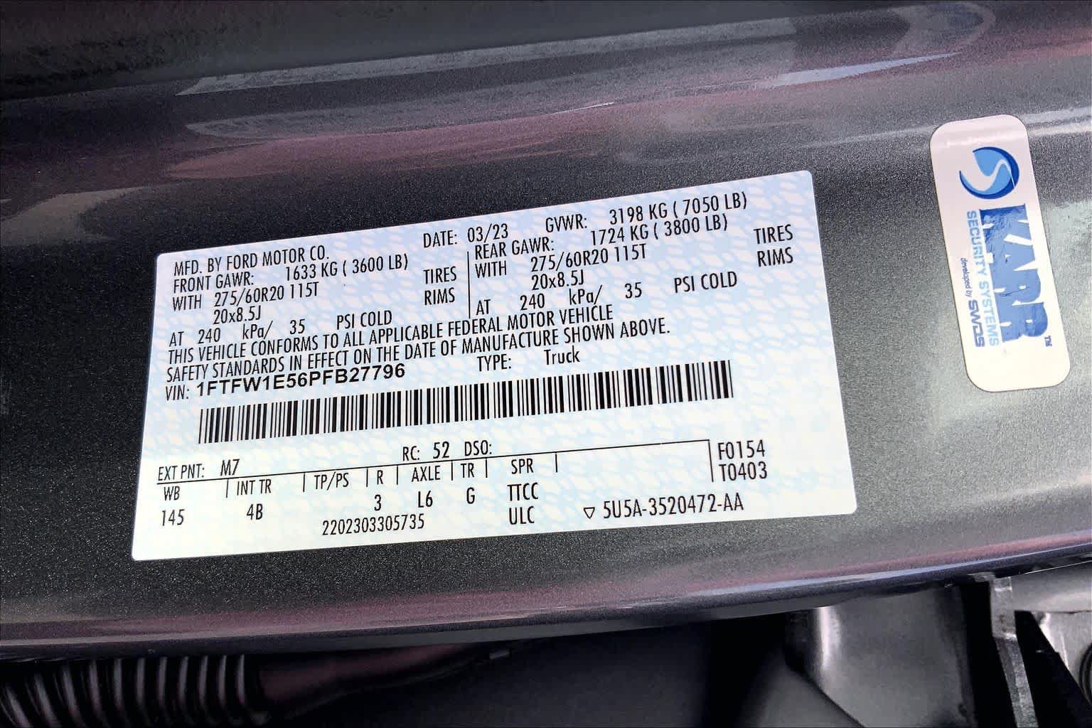 Certified 2023 Ford F150 XLT w/ Equipment Group 302A High AWD/4WD image 34
