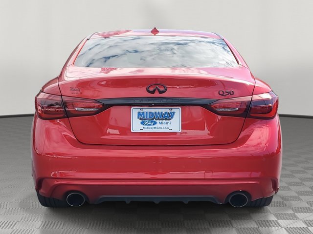 Used 2021 INFINITI Q50 Luxe w/ Cargo Package image 3