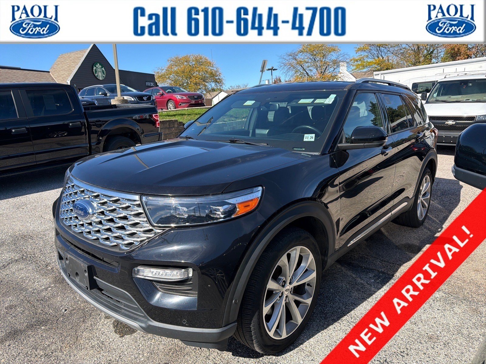 Certified 2021 Ford Explorer Platinum w/ Premium Technology Package