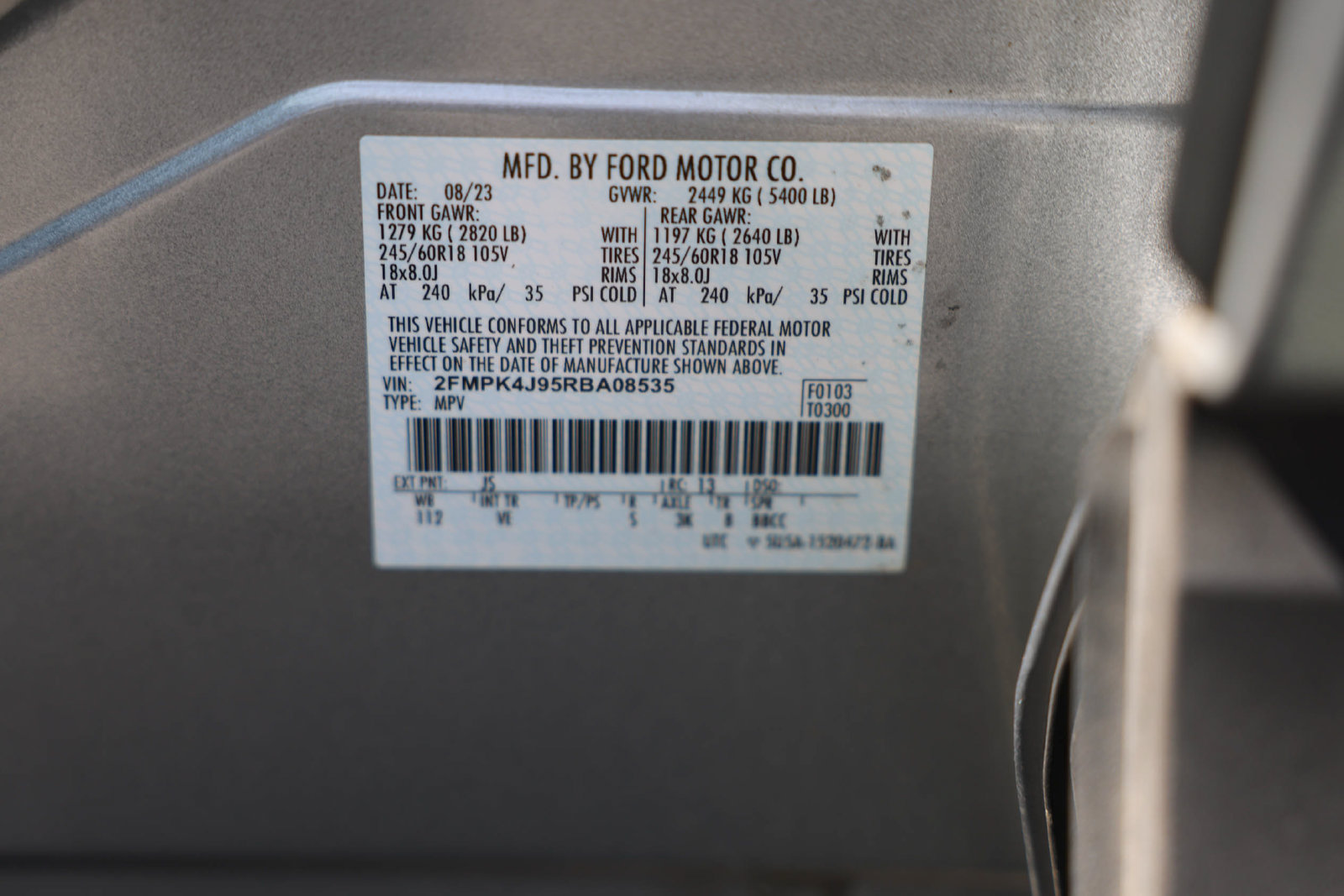 Certified 2024 Ford Edge SEL w/ Convenience Package AWD/4WD image 27