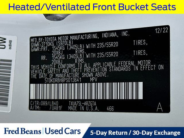 Used 2023 Toyota Highlander Limited image 31